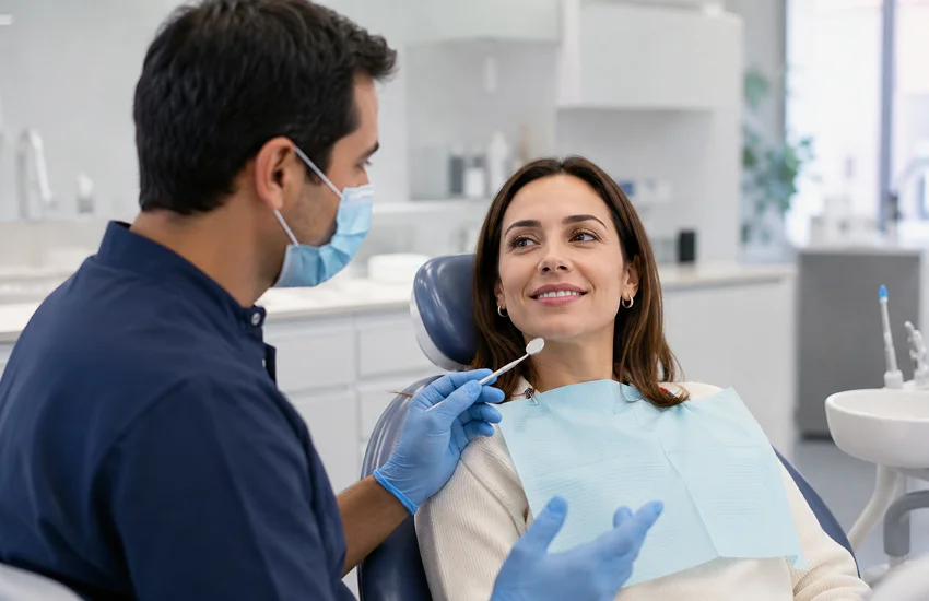 Dolor al morder tras una endodoncia explicado con revisión dental y control de la mordida tras el tratamiento